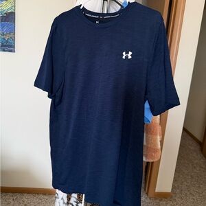 Under Armour Men's Dark Blue Short Sleeve Tee
